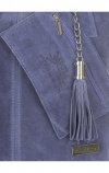 Kožené kabelka shopper bag Vittoria Gotti indigo V5190