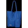 Kožené kabelka shopper bag Vittoria Gotti kobaltová V775