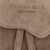 Kožené kabelka univerzálna Vittoria Gotti zemitá V6256C