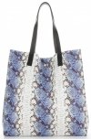 Dámska kabelka shopper bag Vittoria Gotti modrá V0002