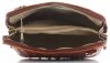 Kožené kabelka listonoška Genuine Leather hnedá 218