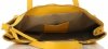Kožené kabelka shopper bag Vittoria Gotti žltá V5705
