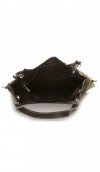 Kožené kabelka listonoška Genuine Leather svetlozelená 517