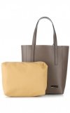 Kožené kabelka shopper bag Vittoria Gotti zemitá V3121