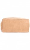 Kožené kabelka shopper bag Vera Pelle béžová 601