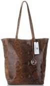 Kožené kabelka shopper bag Vittoria Gotti ryšavá V16299