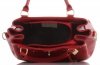 Kožené kabelka kufrík Vittoria Gotti červená V366