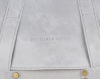 Kožené kabelka listonoška Vittoria Gotti svetlo šedá V688636