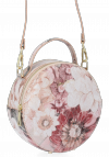 Kožené kabelka listonoška Vittoria Gotti púdrová ružová B25