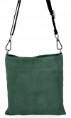 Kožené kabelka univerzálna Vittoria Gotti fľašková zelená B18