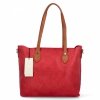 Dámská kabelka shopper bag Herisson červená H8806