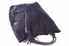 Kožené kabelka shopper bag Genuine Leather 555 čierna