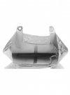 Kožené kabelka shopper bag Genuine Leather stričborná 555
