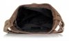 Kožené kabelka spoločenská Genuine Leather 802 zemitá
