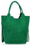 Dámska kabelka shopper bag Vittoria Gotti dračia zelená VPOS9