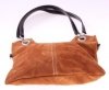 Kožené kabelka listonoška Genuine Leather ryšavá 222