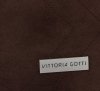 Kožené kabelka listonoška Vittoria Gotti čokoládová V3288C