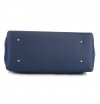 Kožené kabelka kufrík Vittoria Gotti nevädzovo modrá V817