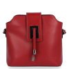 Kožené kabelka klasická Vittoria Gotti červená V1813VAC