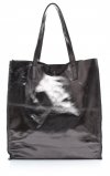 Kožené kabelka shopper bag Vera Pelle iron 205454