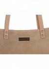 Kožené kabelka shopper bag Vittoria Gotti béžová V915