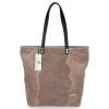 Kožené kabelka shopper bag Vittoria Gotti zemitá V2380