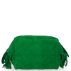 Kožené kabelka shopper bag Vittoria Gotti dračia zelená B16