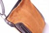 Kožené kabelka listonoška Genuine Leather 444 ryšavá