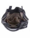 Kožené kabelka shopper bag Vittoria Gotti šedá V2