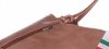Kožené kabelka listová kabelka Genuine Leather béžová 491