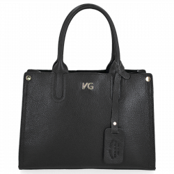 Bőr táska kuffer Vittoria Gotti V554050 fekete