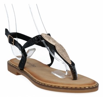 Černé stylové dámské sandály Sergio Todzi