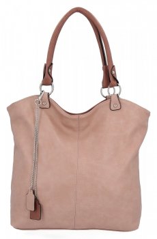 Dámská kabelka shopper bag Hernan pudrová růžová HB0150