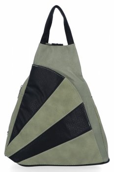 Dámská kabelka batůžek Hernan světle zelená HB0346