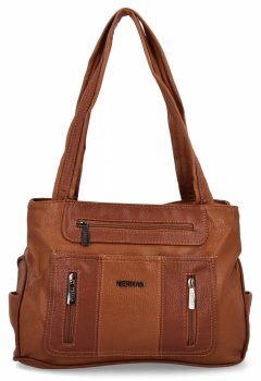 Dámská kabelka shopper bag Hernan zrzavá 3892-1