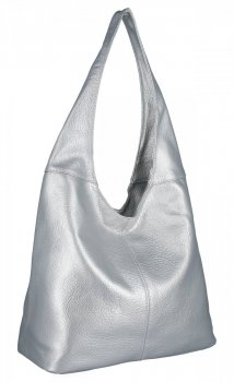 shopper bag Hernan HB0141 stříbrná