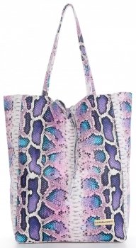 Dámská kabelka shopper bag Vittoria Gotti světle fialová V0003