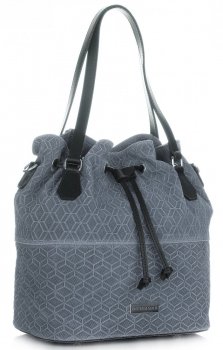 Dámská kabelka shopper bag Vittoria Gotti jeans V1005