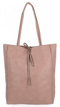 shopper bag Hernan HB0253 pudrová růžová