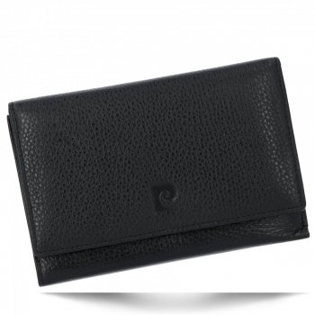Dámská kožená peněženka Pierre Cardin Černá
