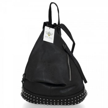 Női Táská hátitáska BEE BAG fekete 1902CA123