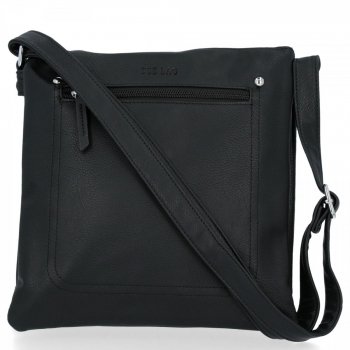 BEE BAG Firmowa Torebka Damska Listonoszka Hazel Czarna
