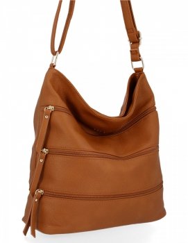 BEE BAG Uniwersalne Listonoszki Damskie XL Celine Ruda