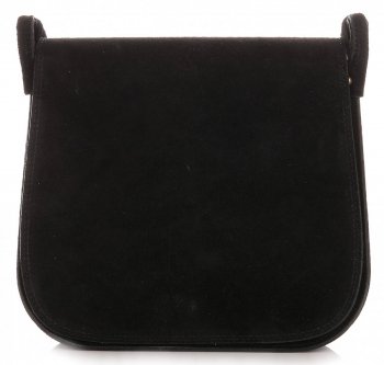 Listonoszka Skórzana Genuine Leather Czarna