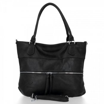 BEE BAG Uniwersalna Torebka Damska XL Ellie Czarna