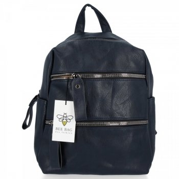 BEE BAG Modne Plecaki Damskie Jennifer Granat