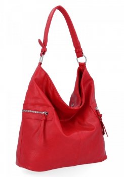 Torebka Damska Shopper Bag XL firmy Herisson 1352M370 Czerwona