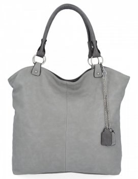 Torebka Uniwersalna Shopper Bag Hernan Jasno Szara HB0150