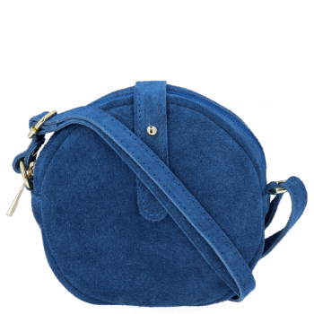 GEANȚĂ DIN PIELE tip poștaș Vittoria Gotti denim V20CMS
