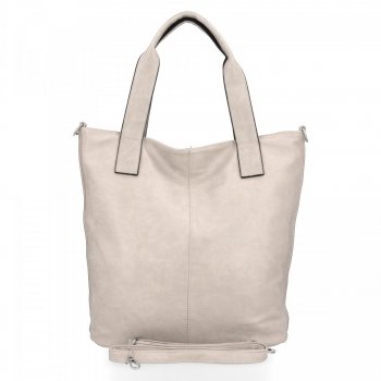 GEANȚĂ DE DAMĂ shopper bag Hernan bej HB0363